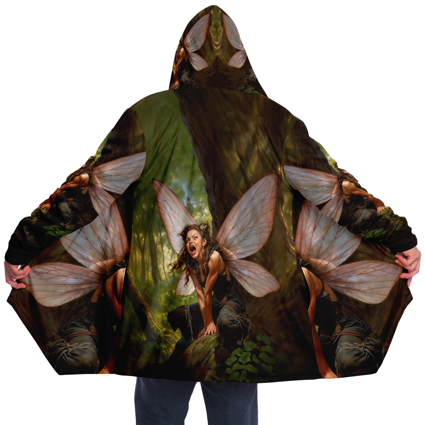 I Dont Care! Microfleece Cloak