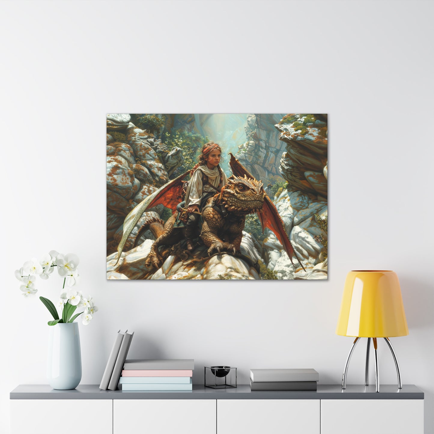 "The Dragon's Apprentice"  Canvas Stretched, 0.75" - Print