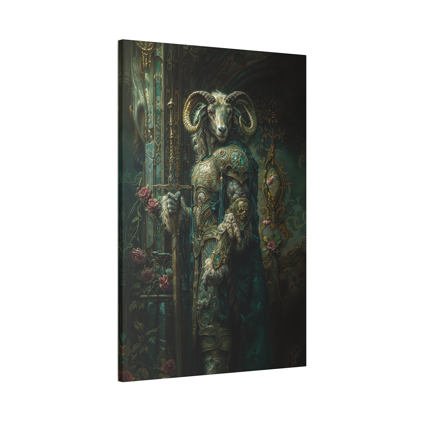 "Emerald Oathkeeper" Canvas Stretched, 0.75" - Print