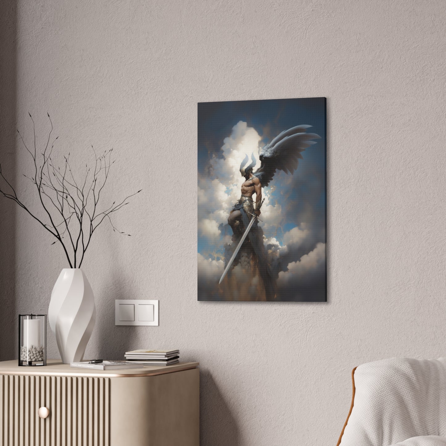 "Celestial Judge" Canvas Stretched, 0.75" - Print