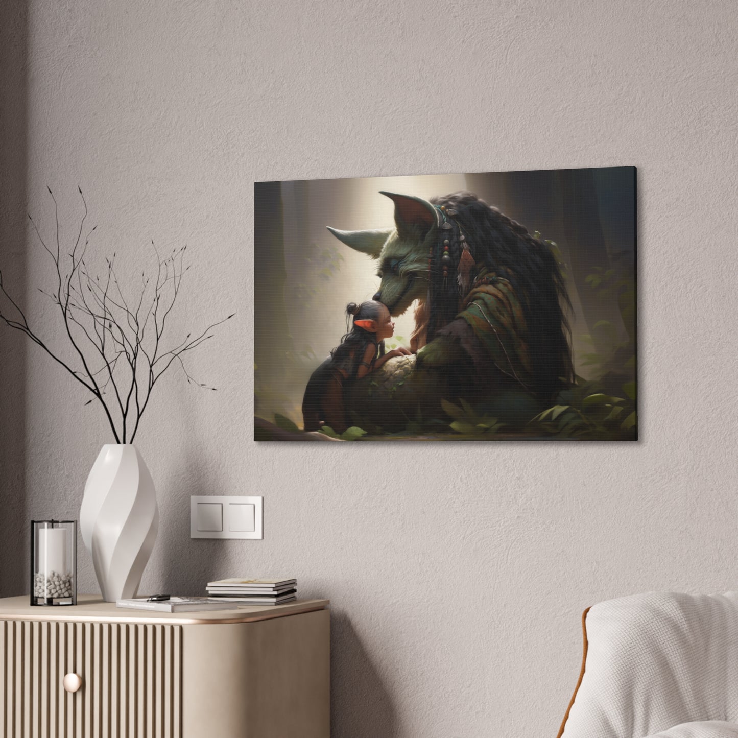 "Forest Elders And Fairytales"  Canvas Stretched, 0.75" - Print