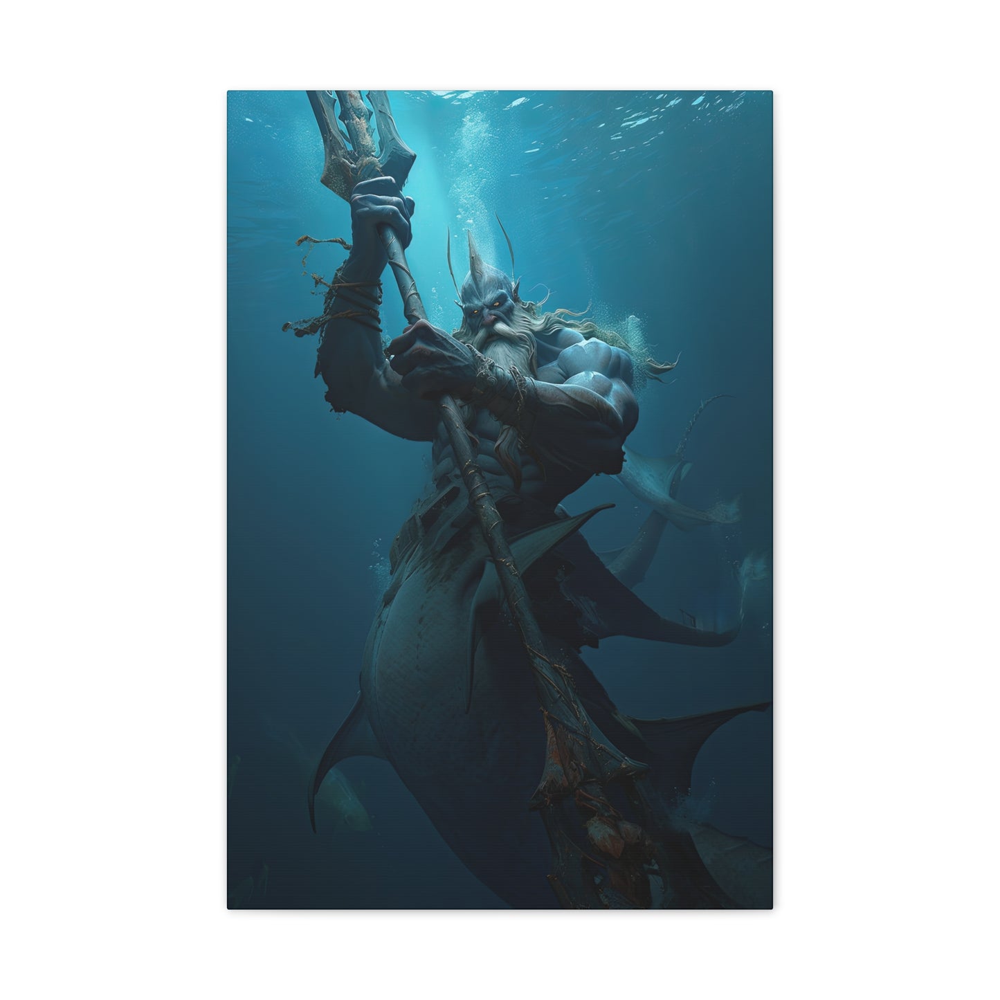 "Lord Of The Deep" Canvas Stretched, 0.75" - Print