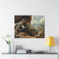 "Clifftop Contemplation"  Canvas Stretched, 0.75" - Print