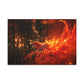 "Blazing Grace Phoenix"  Canvas Stretched, 0.75" - Print