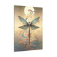 "Zen Dragonfly" Canvas Stretched, 0.75" - Print