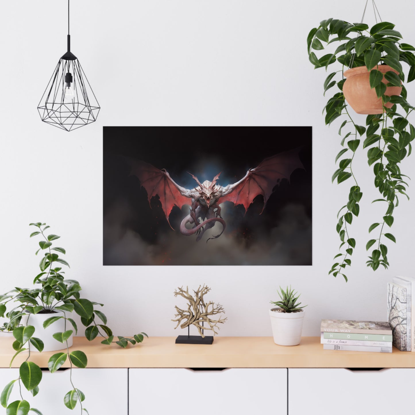 "Winged Nightmare" Poster - Print