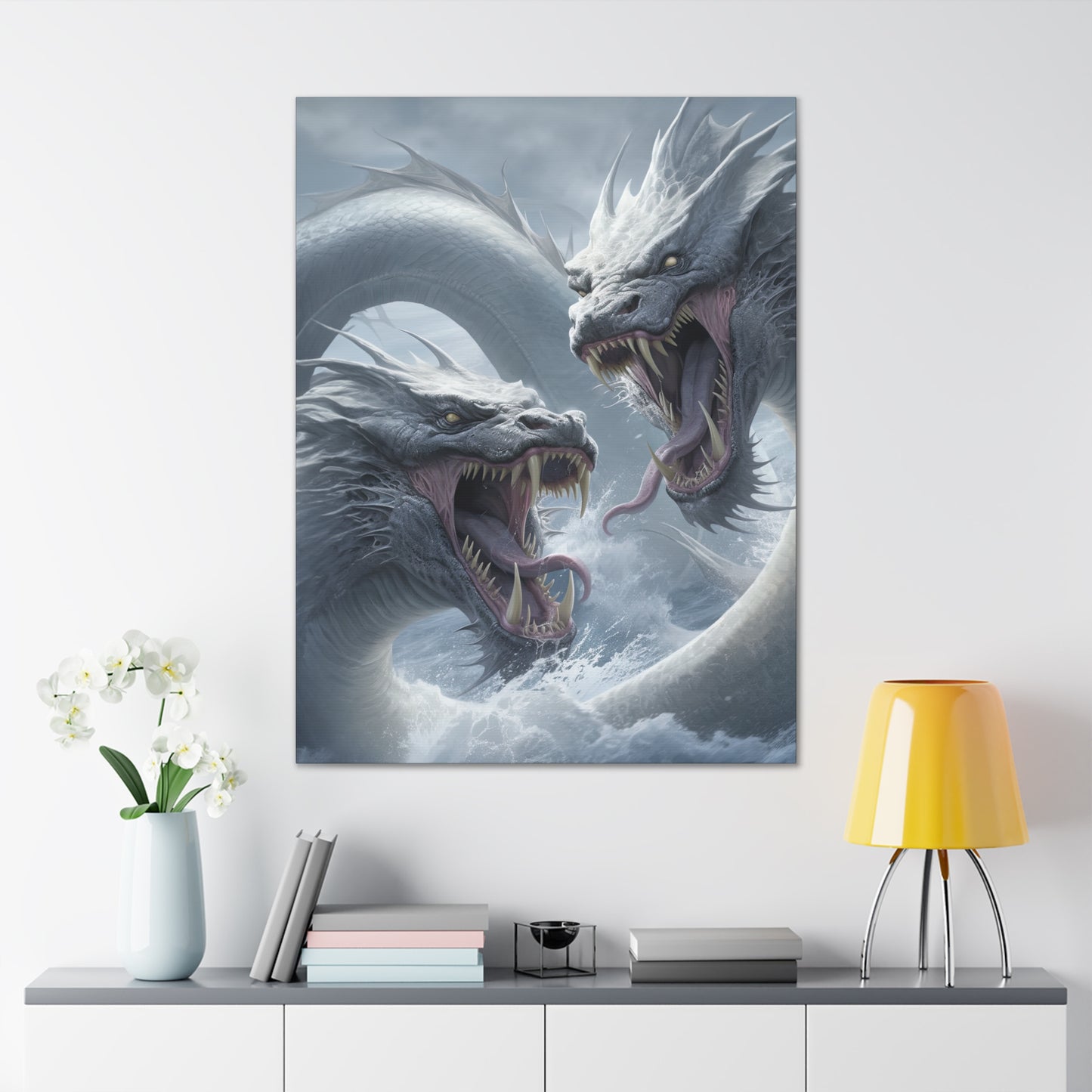 "Hectic Hydra" Canvas Stretched, 0.75" - Print