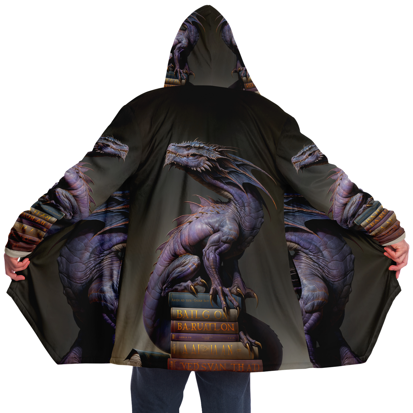 Book Wyrm Microfleece Cloak