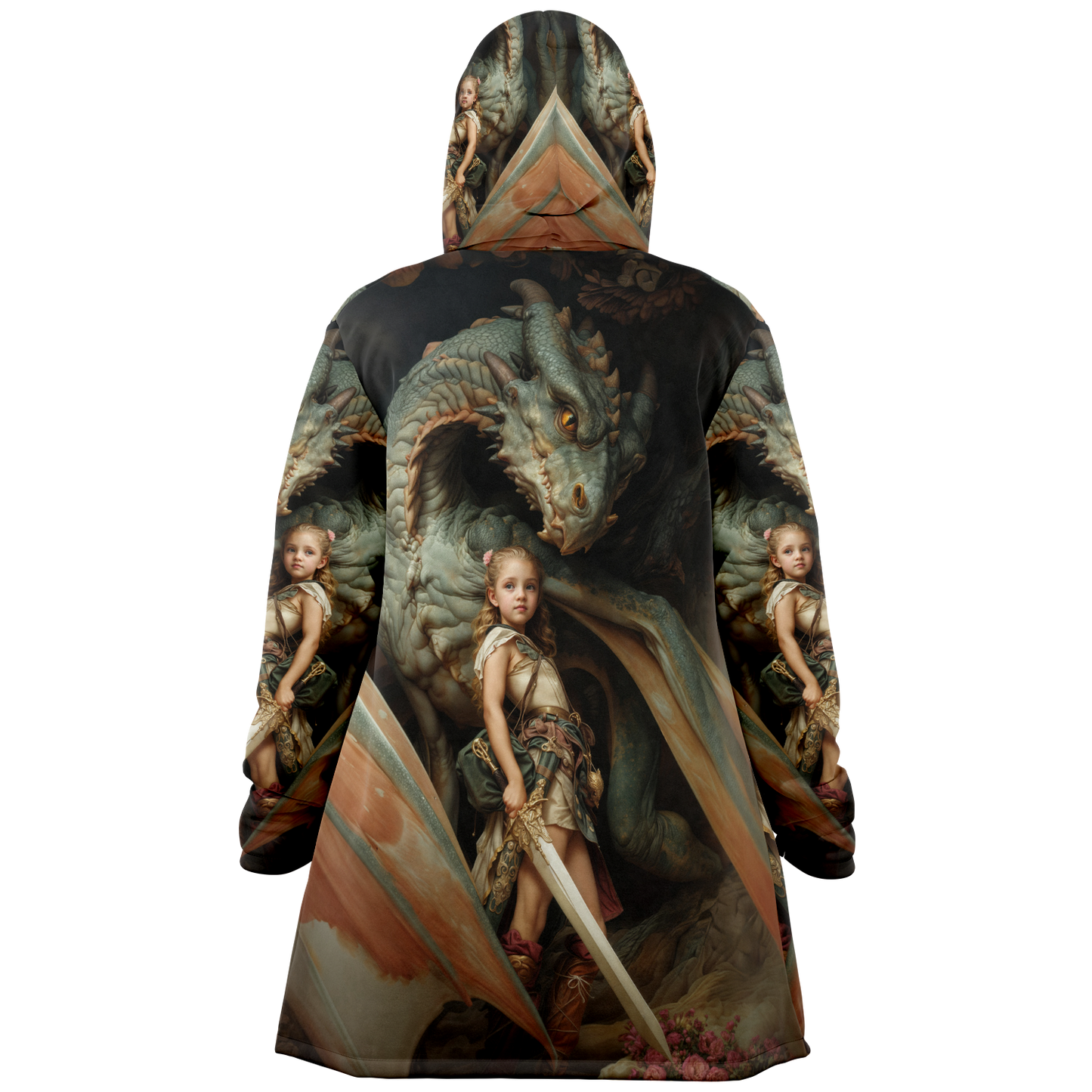 Little Maiden Warrior Microfleece Cloak