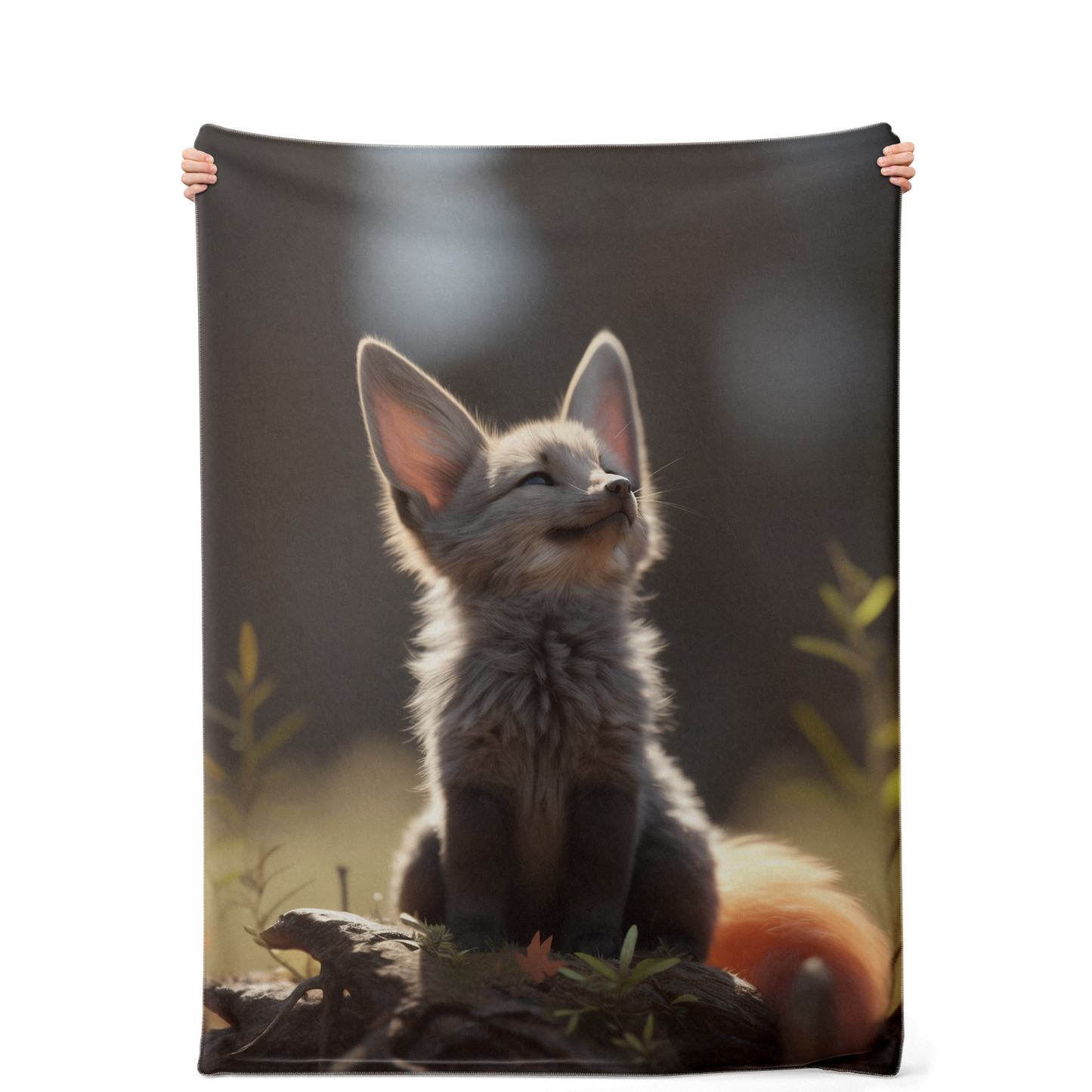 Dawn Fox Premium Microfleece Blanket