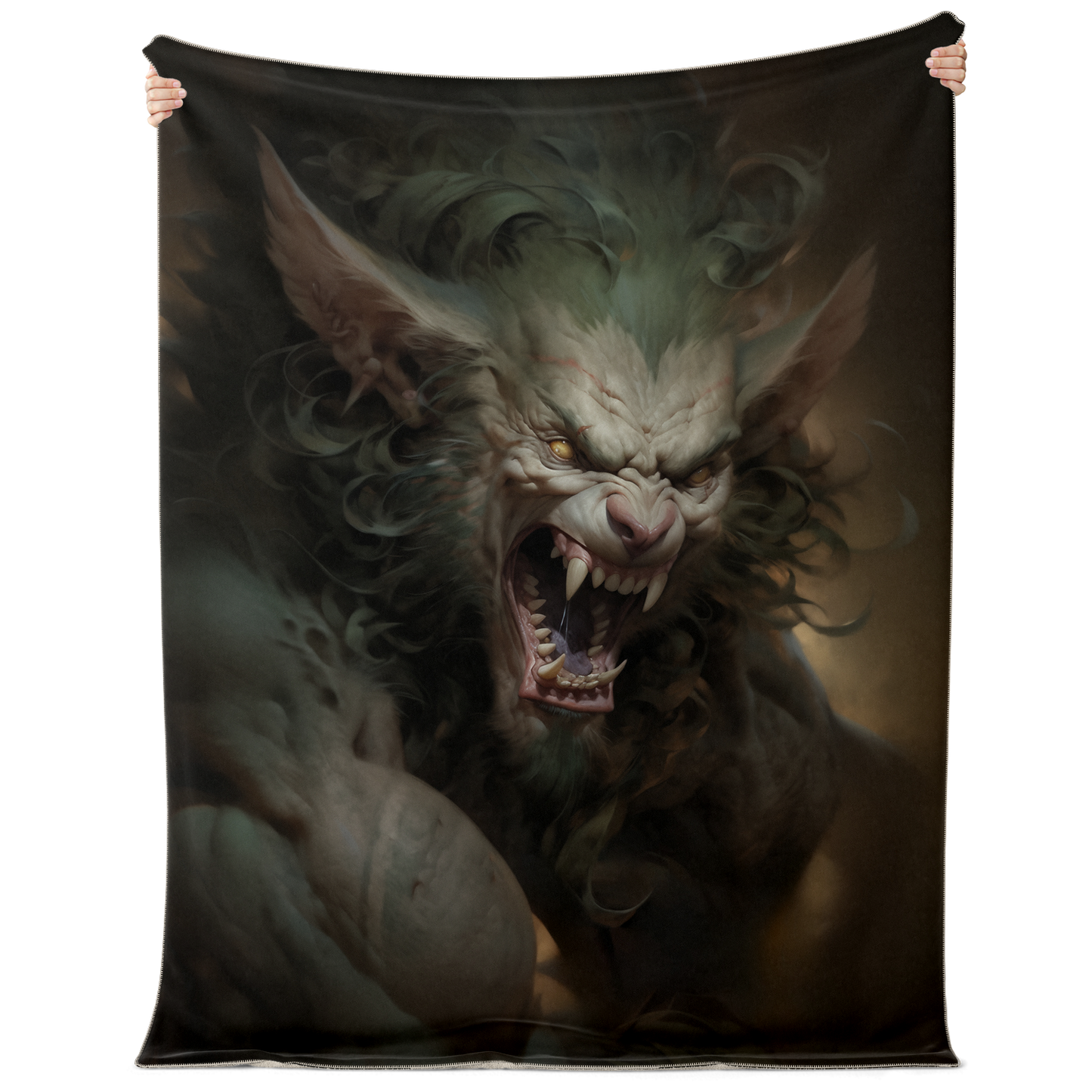 Werecat Premium Microfleece Blanket