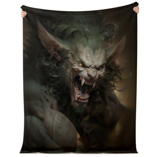 Werecat Premium Microfleece Blanket