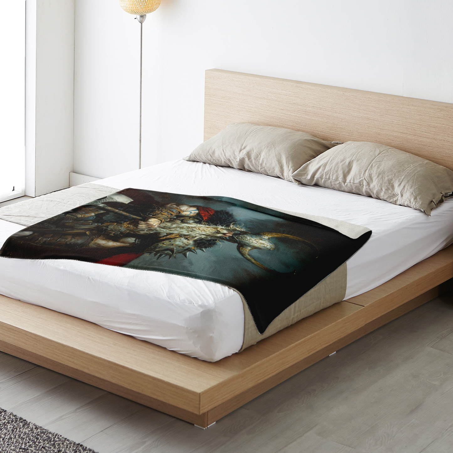 Battleworn Berserker Premium Microfleece Blanket