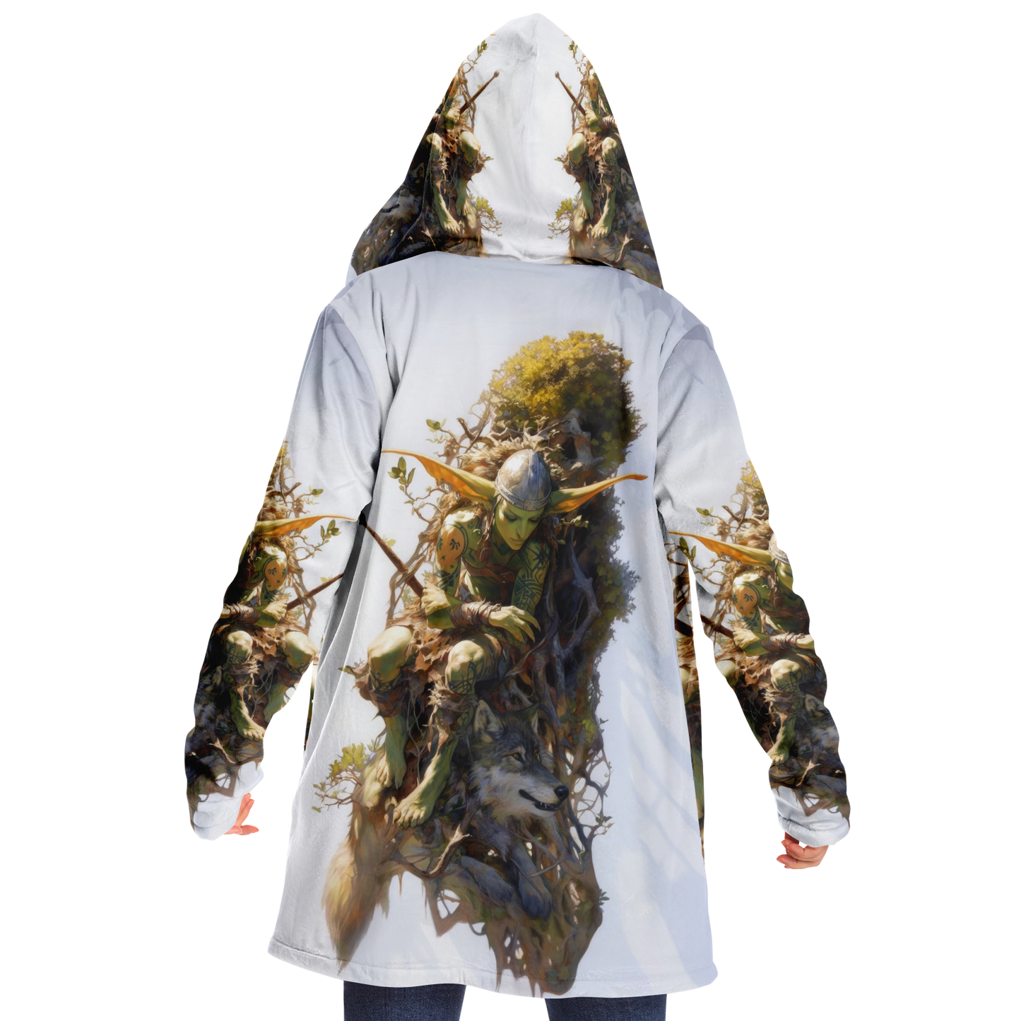 Floating Gardens Escape Microfleece Cloak