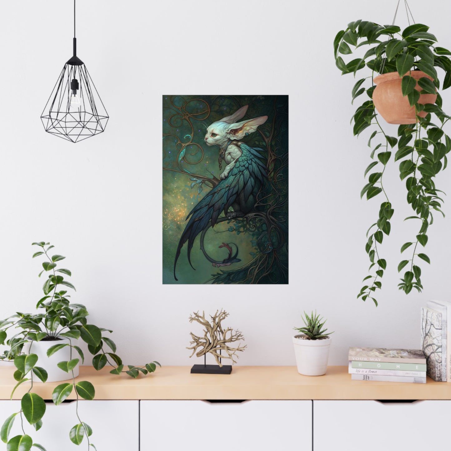 "Dreamweaver’s Familiar" Poster - Print