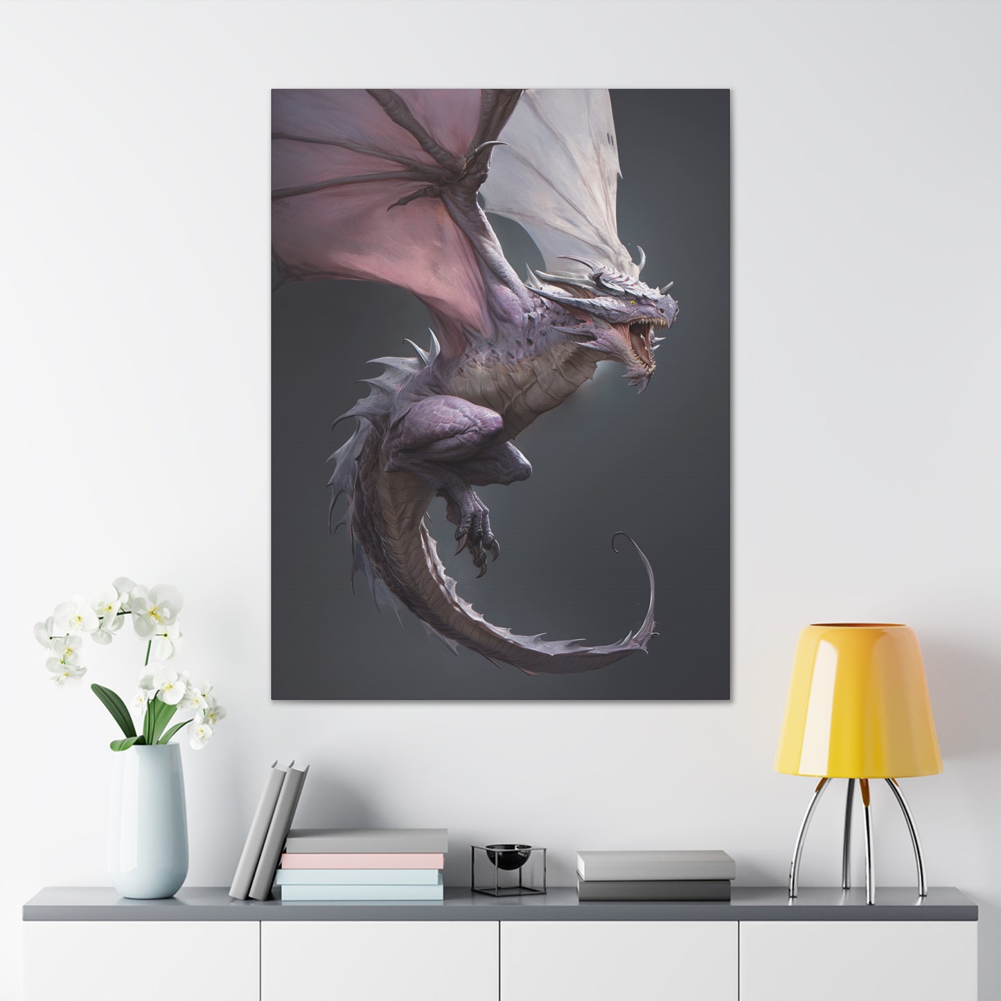 "Amethyst Ascender" Canvas Stretched, 0.75" - Print