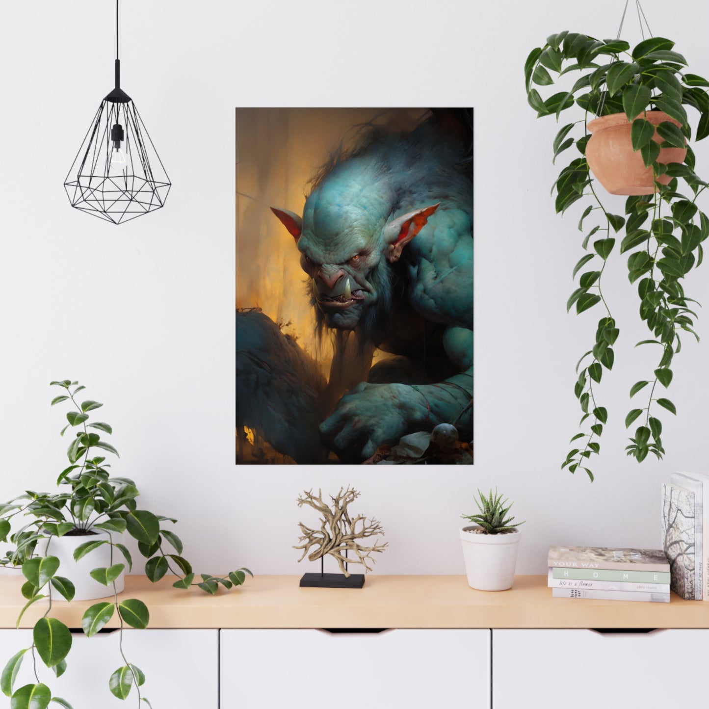 "Hungry Troll" Poster - Print