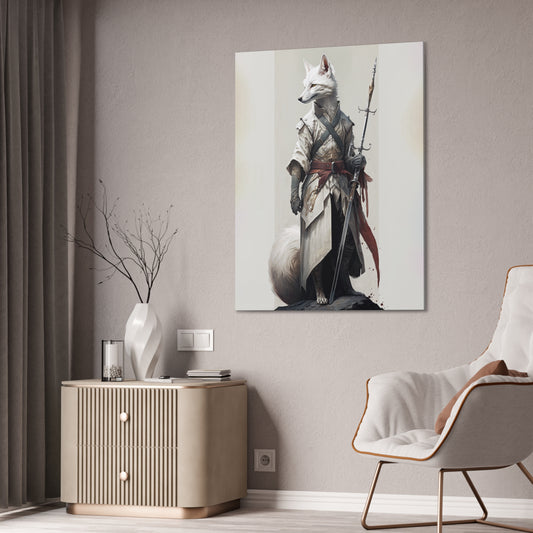 "Fox Paladine" Canvas Stretched, 0.75" - Print