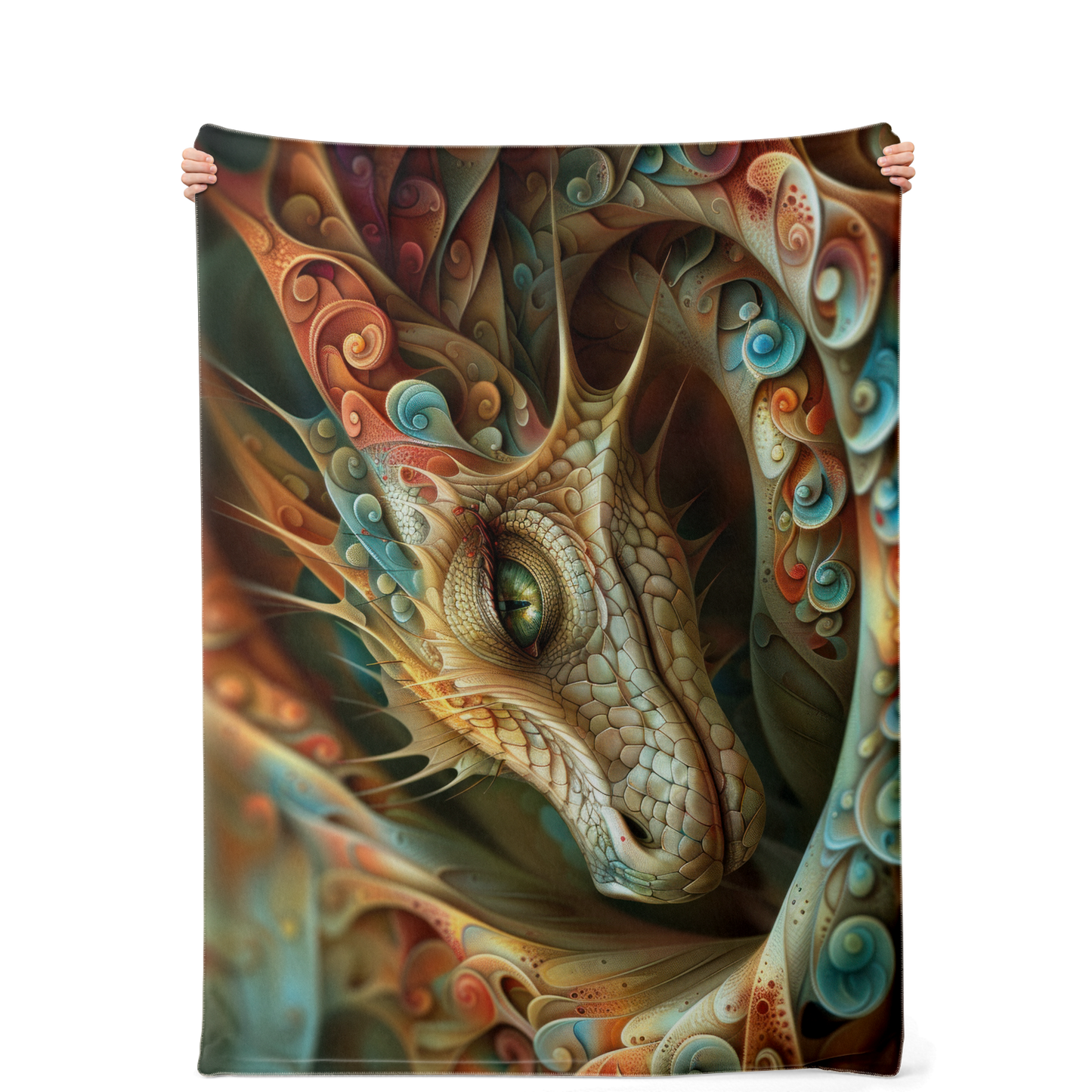 Premium Microfleece Spiralwyrm Blanket