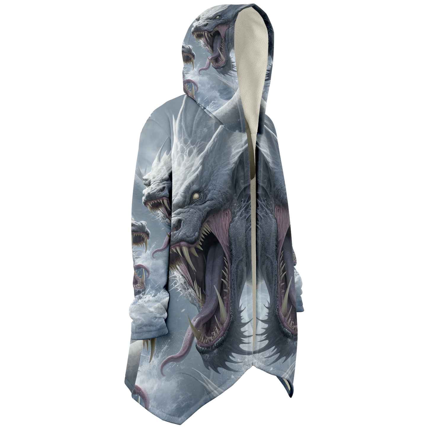 Hectic Hydra Microfleece Cloak - AOP