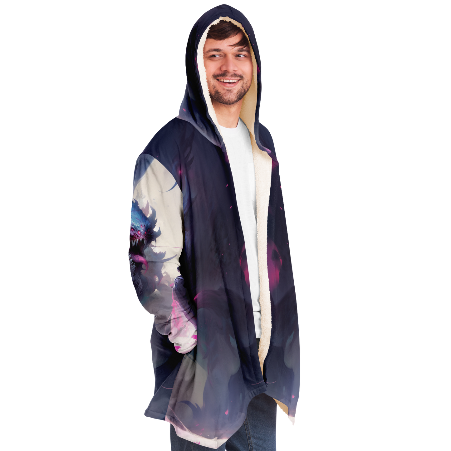 Kraken Of The Void Microfleece Cloak