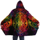 Rainbow Lace Microfleece Festival Cloak