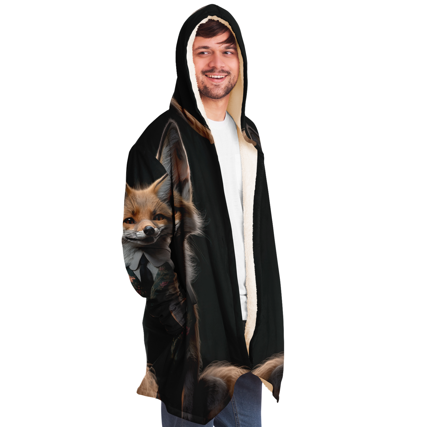 Mr Sleek Fox Microfleece Cloak