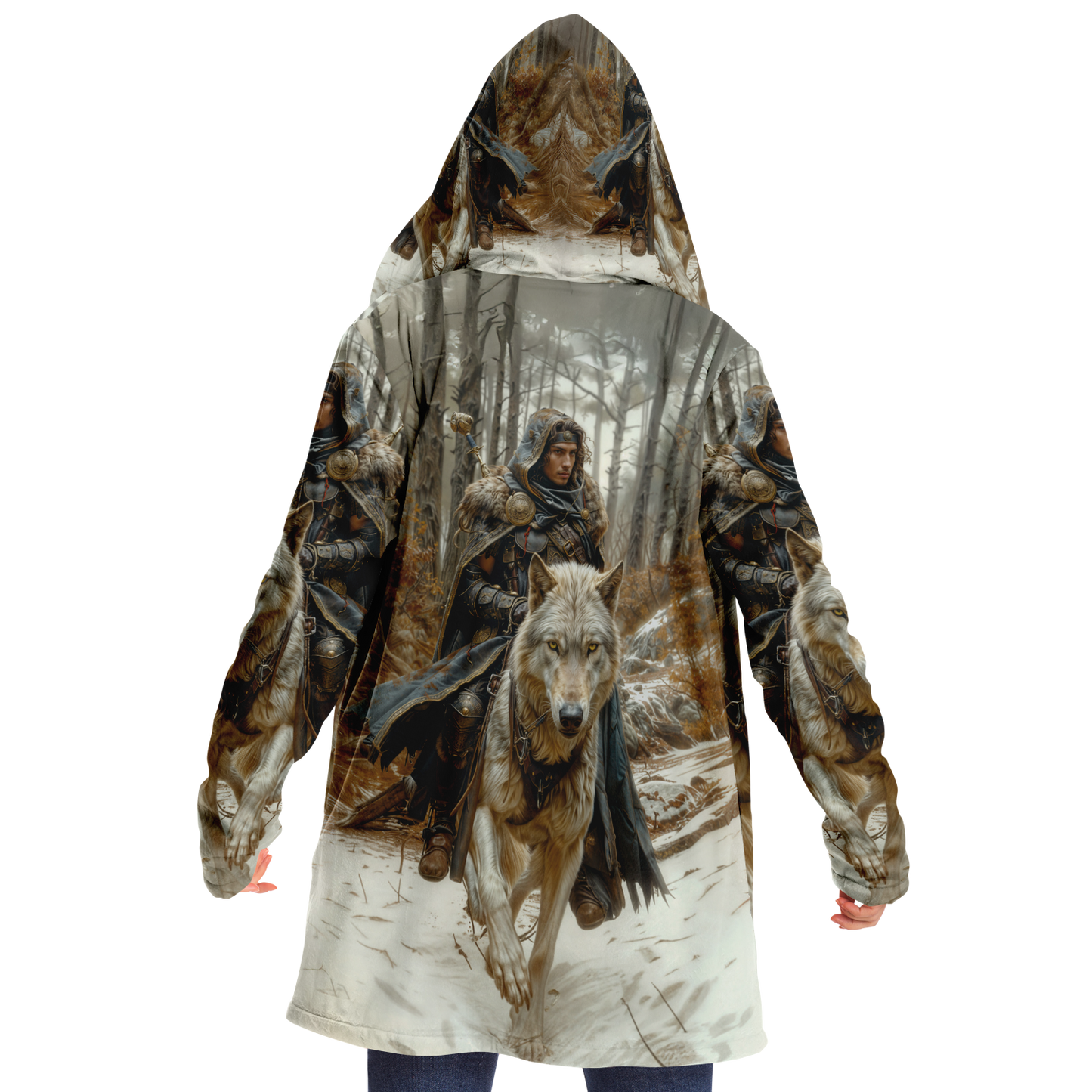 Wolf Rider Microfleece Cloak