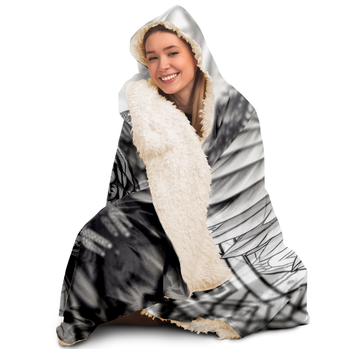 Falcons Escape Hooded Blanket