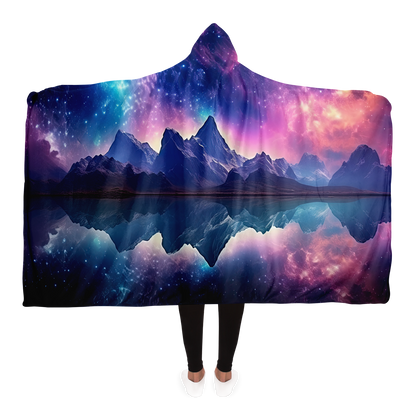 Space Holiday Hooded Blanket