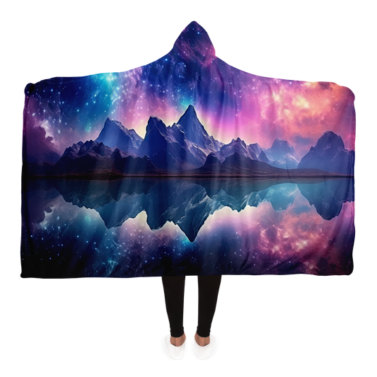 Space Holiday Hooded Blanket