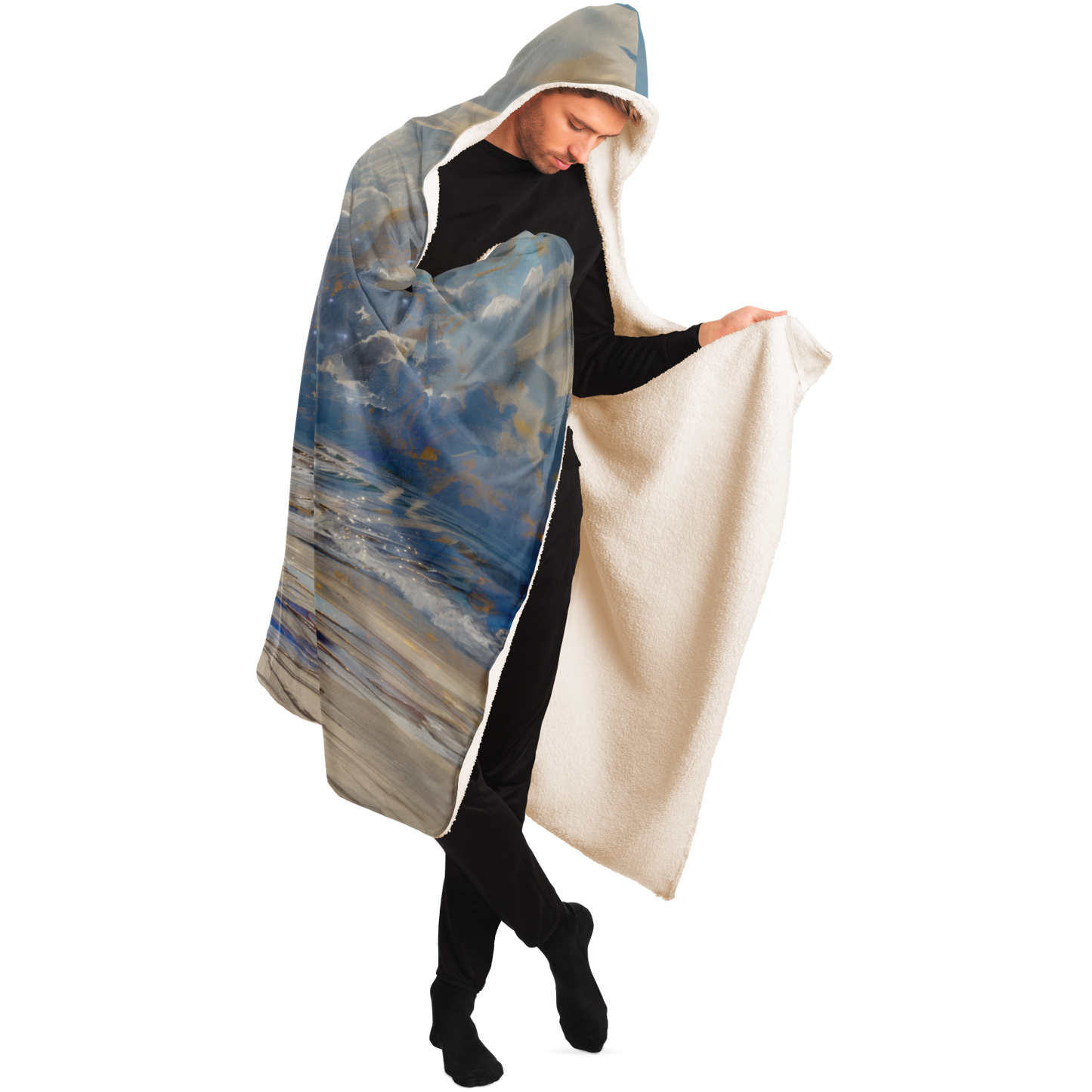 Atlantean Summoner Hooded Blanket