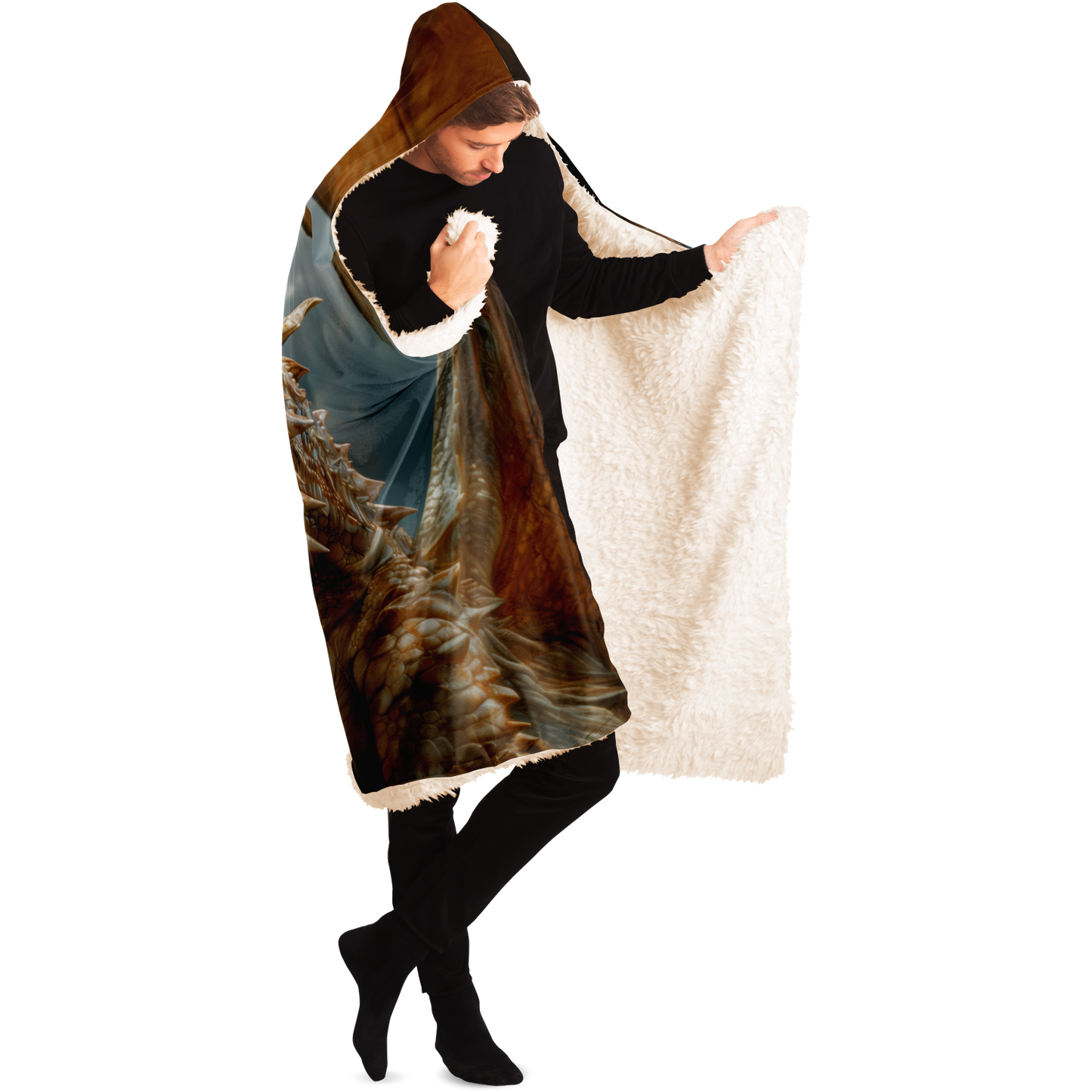 Stormriders of the Skies Hooded Blanket