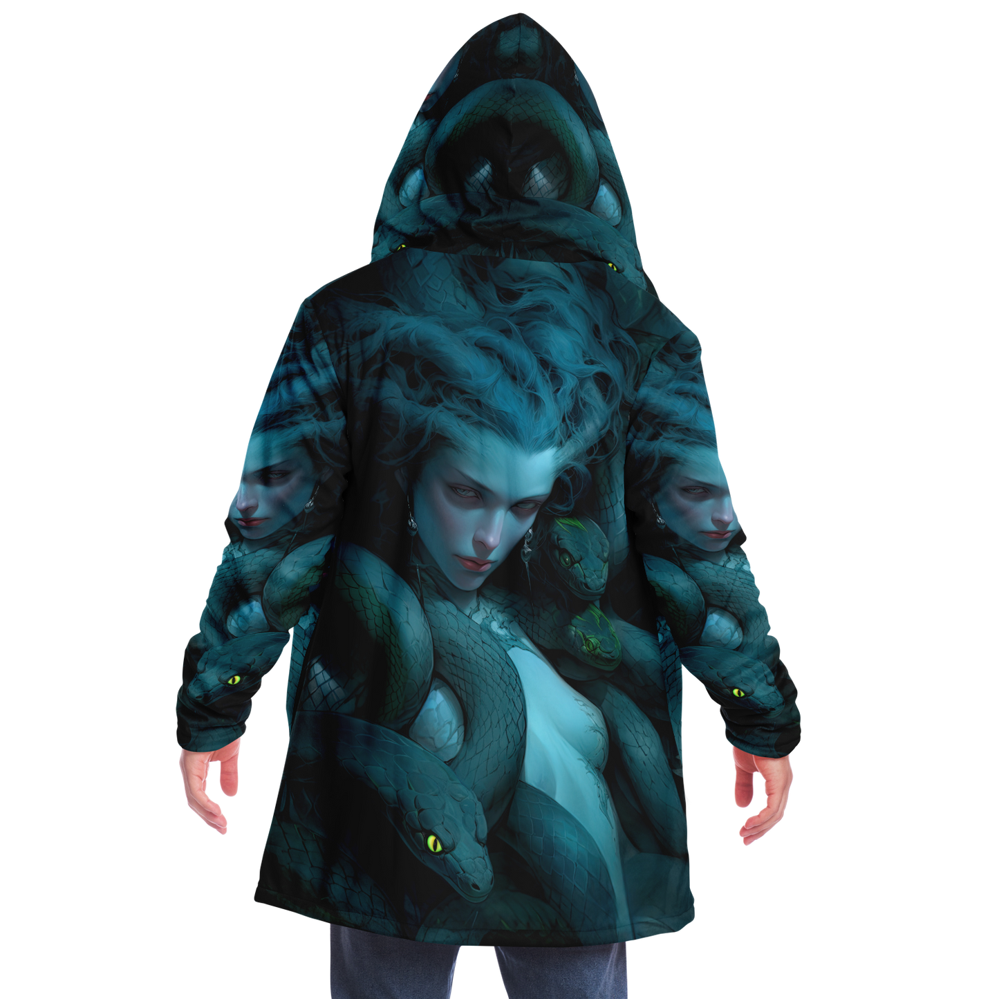 Last Gaze Of The Medusa Microfleece Cloak