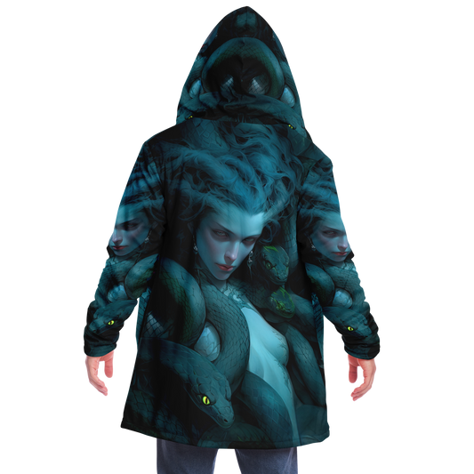 Last Gaze Of The Medusa Microfleece Cloak