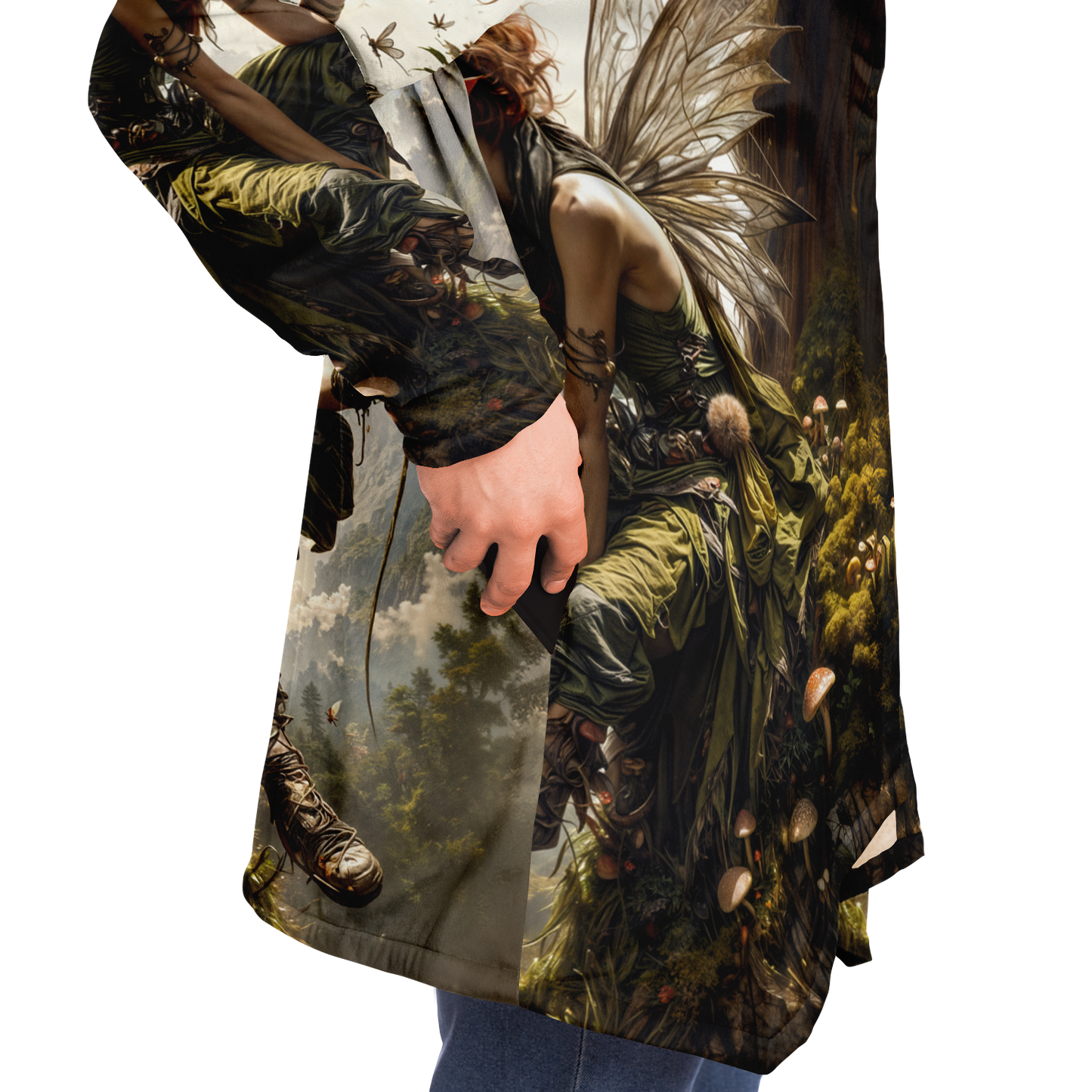 The Woodland Muse Microfleece Cloak