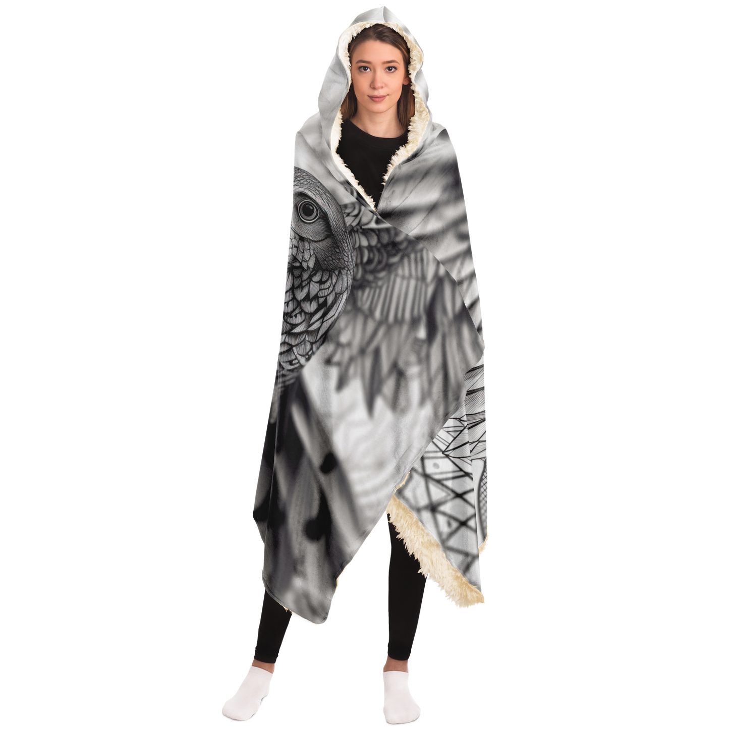 Falcons Escape Hooded Blanket