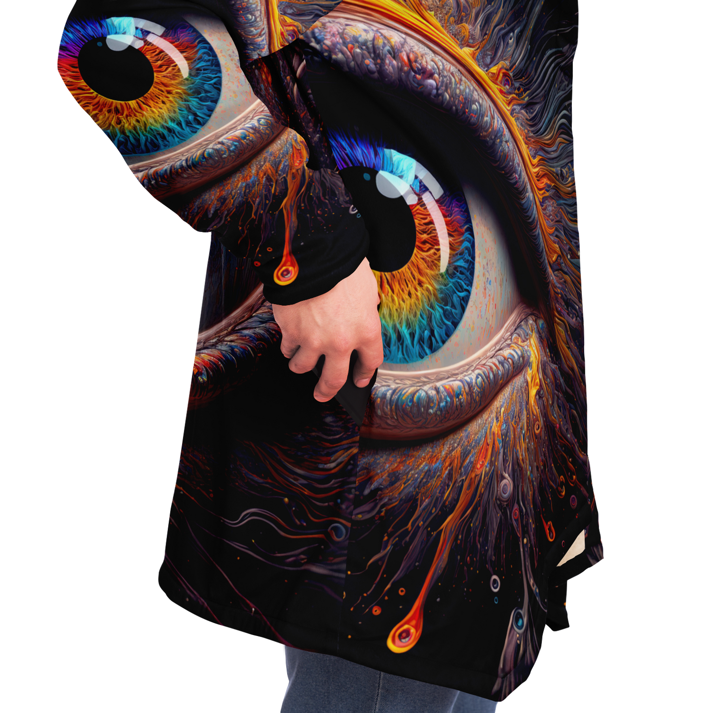 Liquid Dream Sight Microfleece Festival Cloak