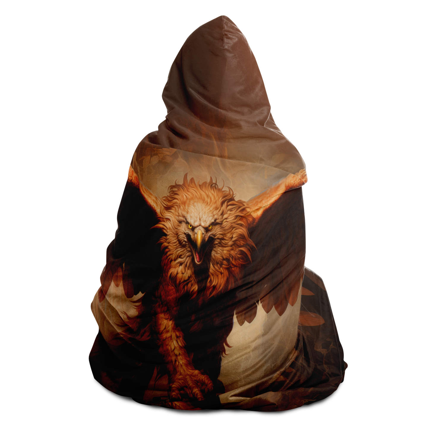 Inferno Griffon Hooded Blanket