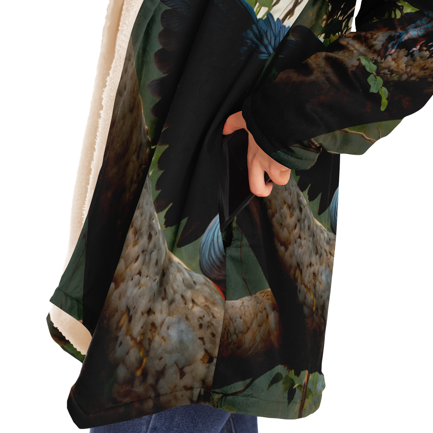 The Tree’s Secret Keeper Microfleece Cloak