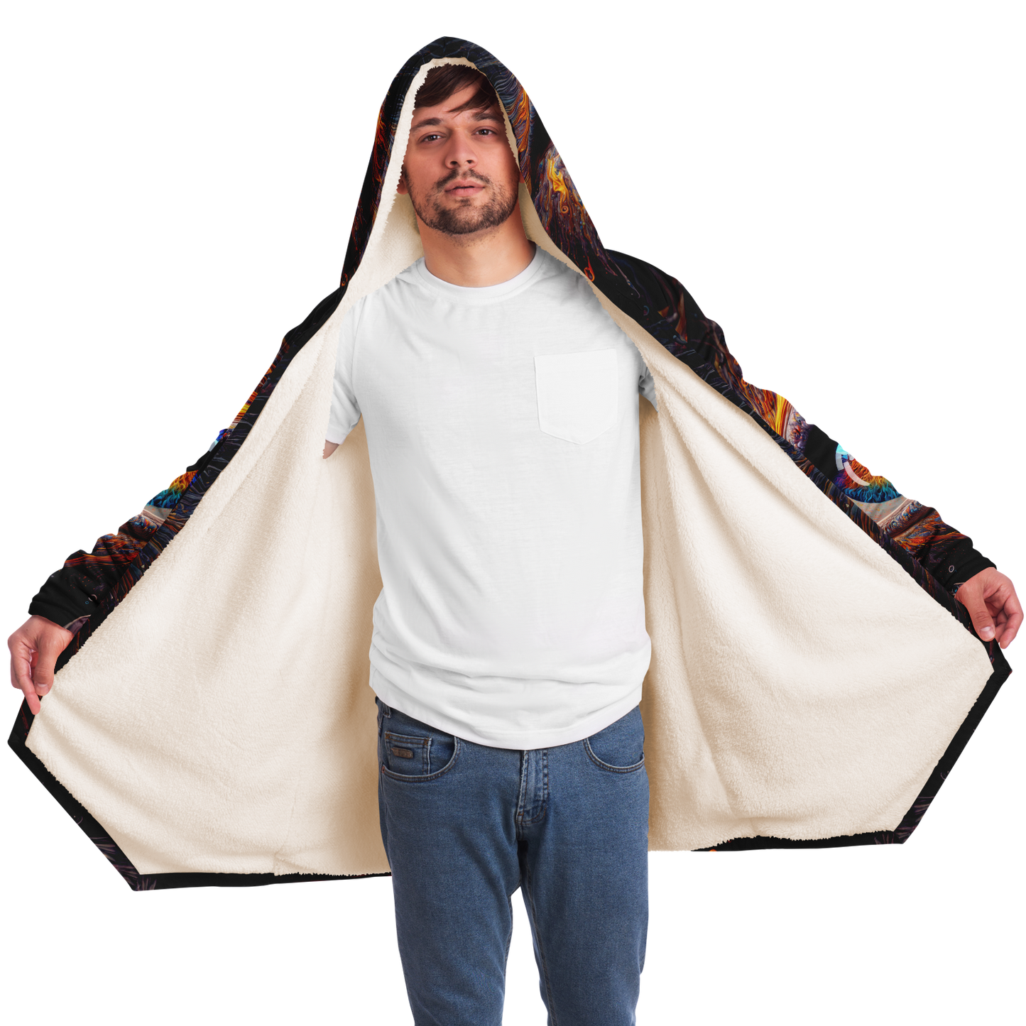 Liquid Dream Sight Microfleece Festival Cloak