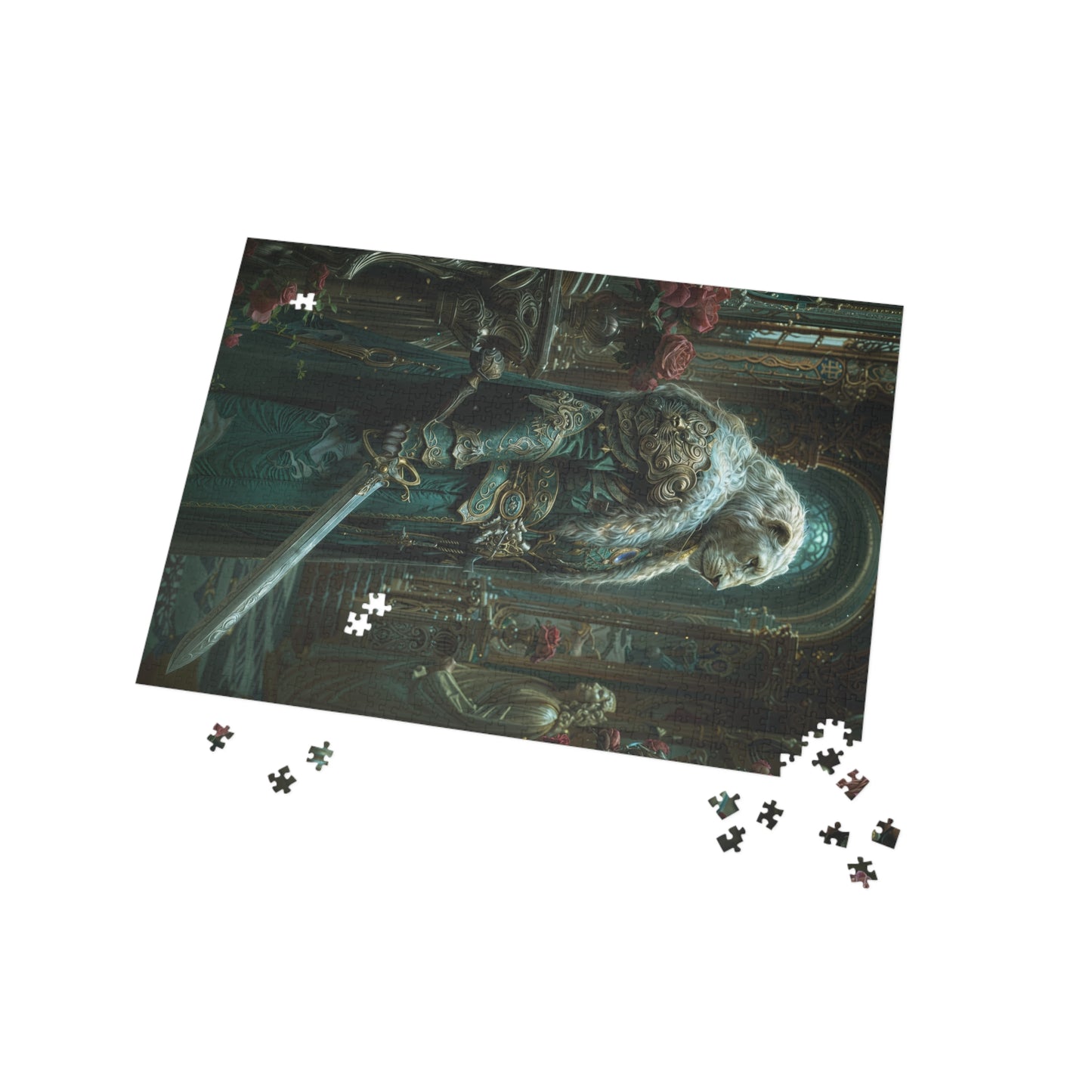 "Valor In The Halls Of Kings " Puzzle (500, 1000-Piece)