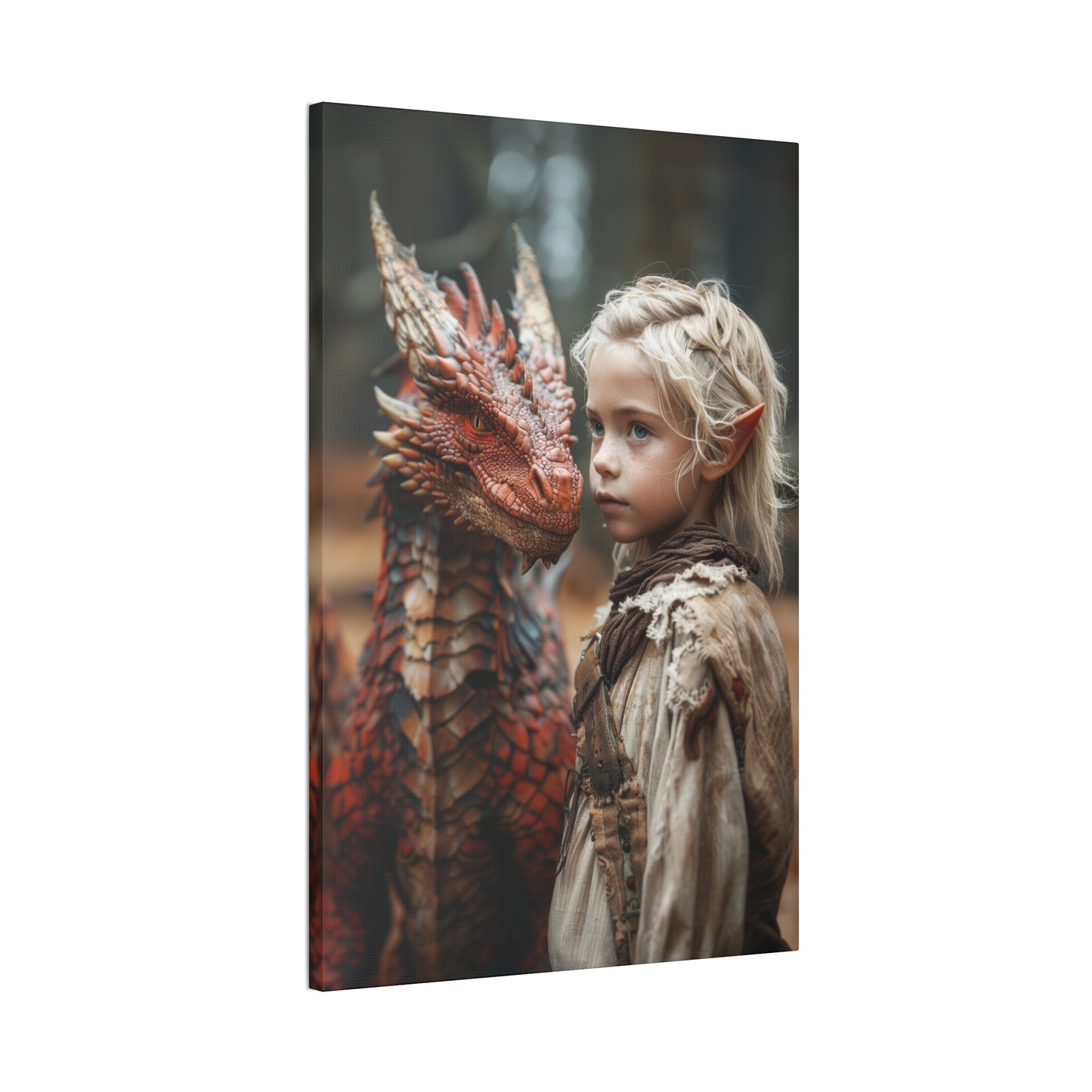 "Dragon Rider In Training" Canvas Stretched, 0.75" - Print