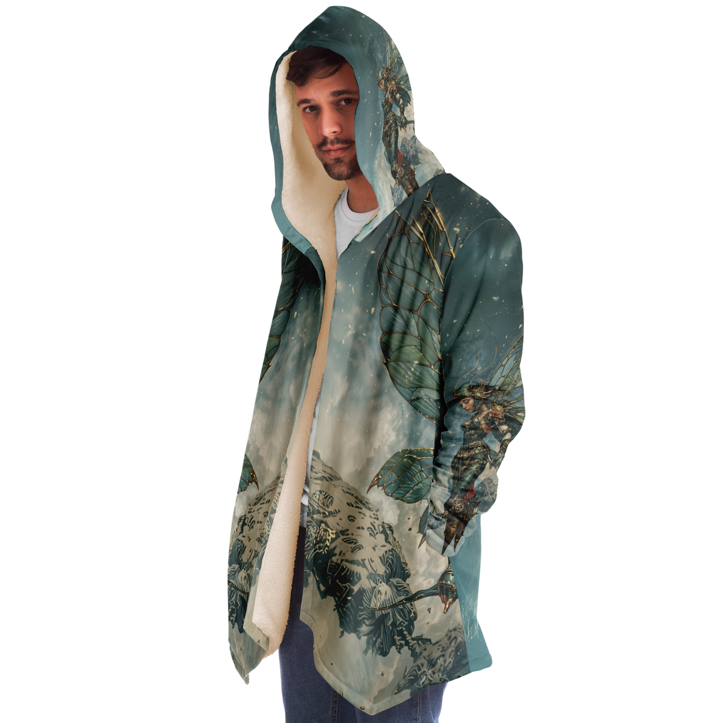 Cybernetic Sentinel Microfleece Cloak