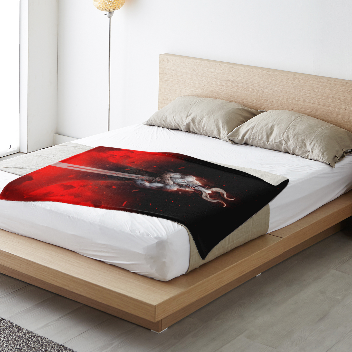 Premium Hellforge Minotaur Microfleece Blanket