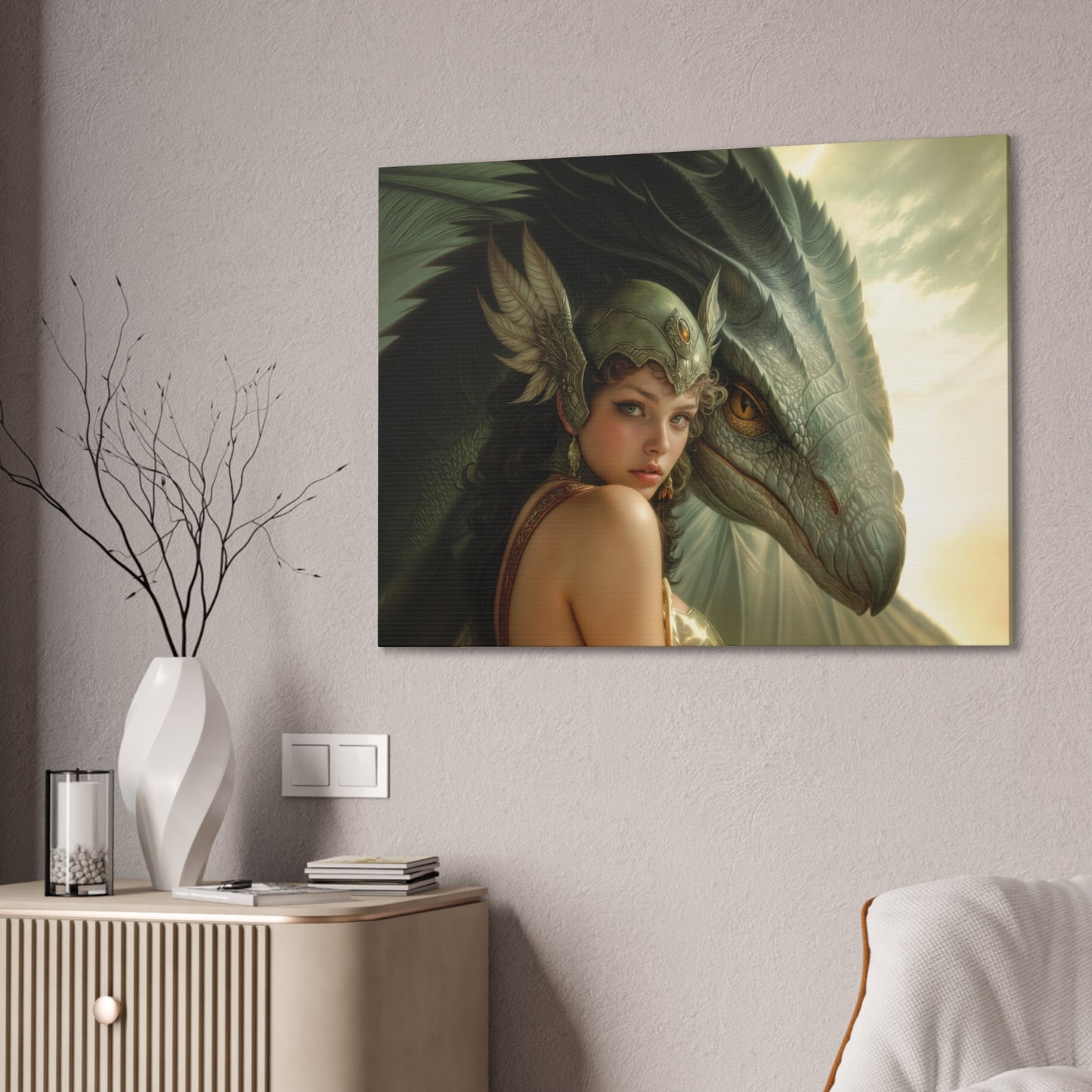 "Dragonseer"  Canvas Stretched, 0.75" - Print