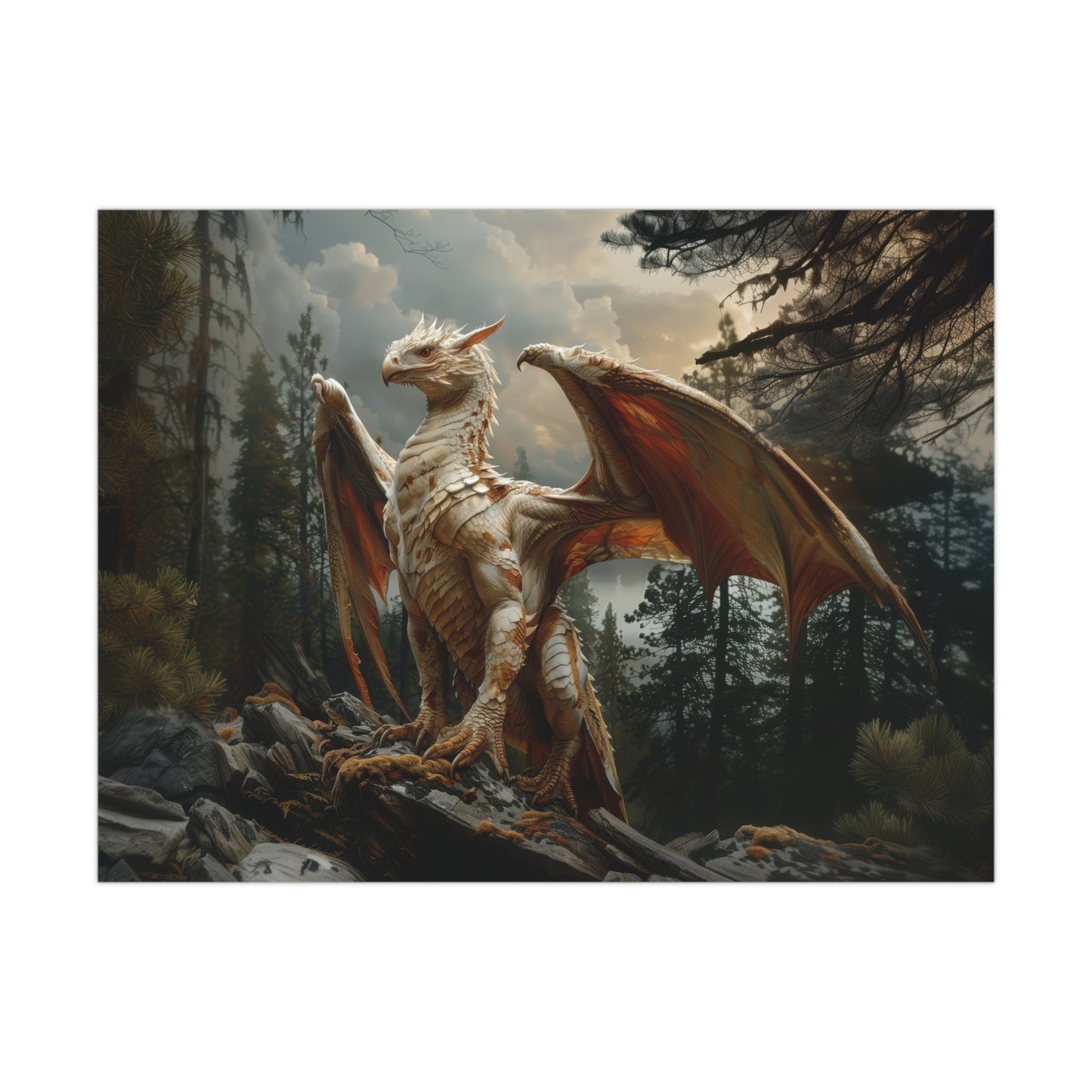 "Forest Drake" Poster - Print