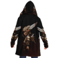 Feather Fae Soldier Microfleece Cloak