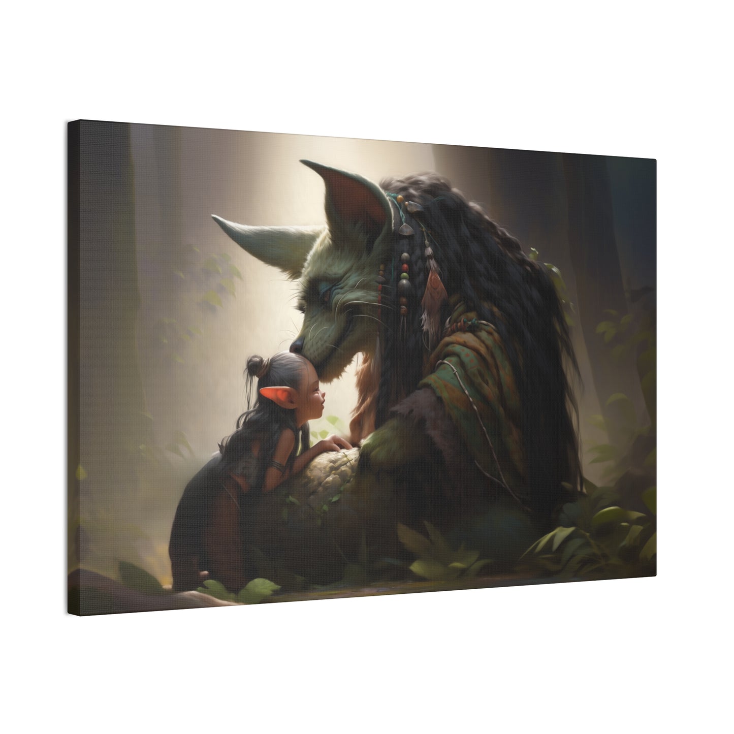 "Forest Elders And Fairytales"  Canvas Stretched, 0.75" - Print