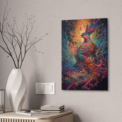 "Liquid Light Phoenix" Canvas Stretched, 0.75" - Print